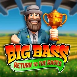 Slots logo of Big Bass Return to the Races from Pragmatic Play at Spinsy Casino