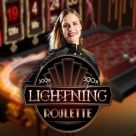 Lightning Roulette logo by Evolution Spinsy Casino