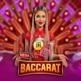 Live Casino logo of Mega Baccarat from Pragmatic Play at Spinsy Casino