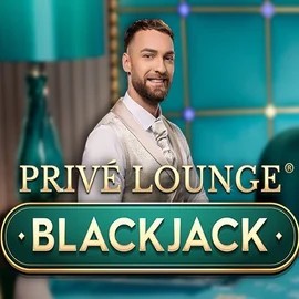 Privé Lounge Blackjack slot logo by Pragmatic Play at Spinsy Casino