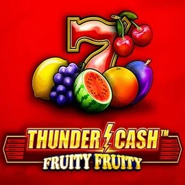 Thunder Cash Fruity Fruity by Novomatic, showcased at spinsycasinos-es.com – game logo