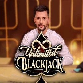 Unlimited Blackjack slot visual from Ezugi available on spinsycasinos-es.com